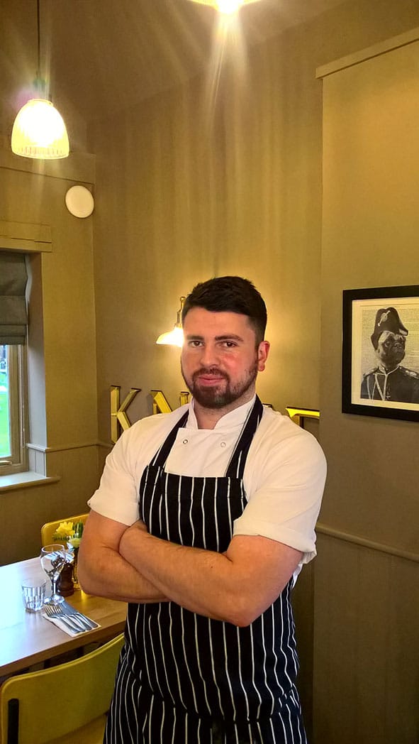 Jon Leyton, chef at the Knife & Cleaver