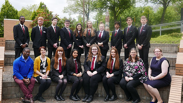 Pupils from Walton High