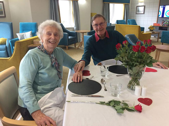 Valentines meal for Lakeview Lodge residents