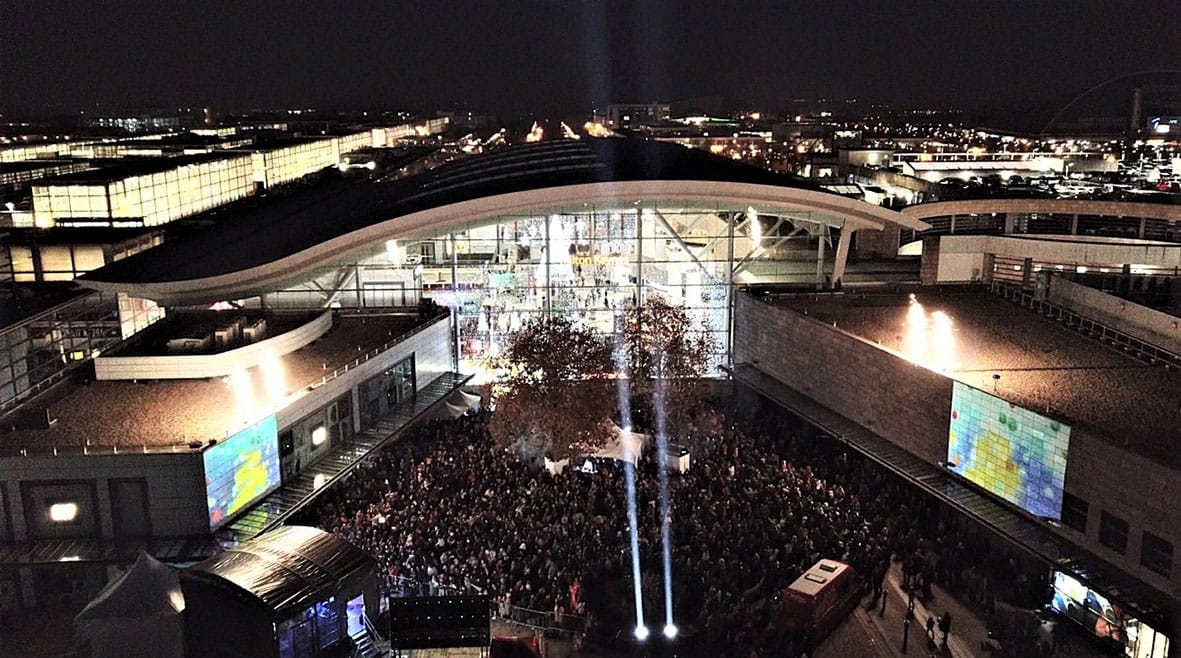 Christmas lights switch on Milton Keynes