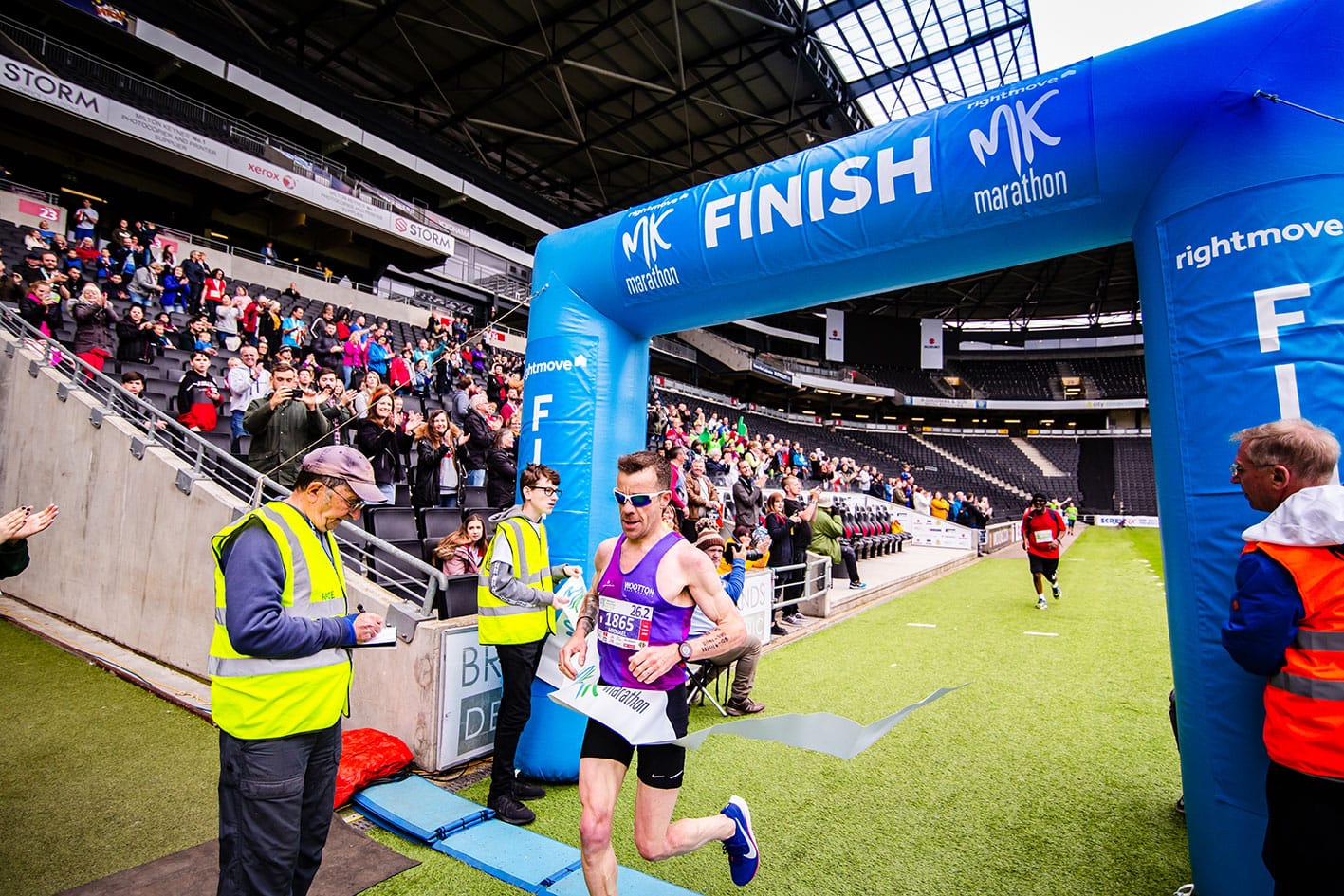 MK Marathon Winner Michael Aldridge