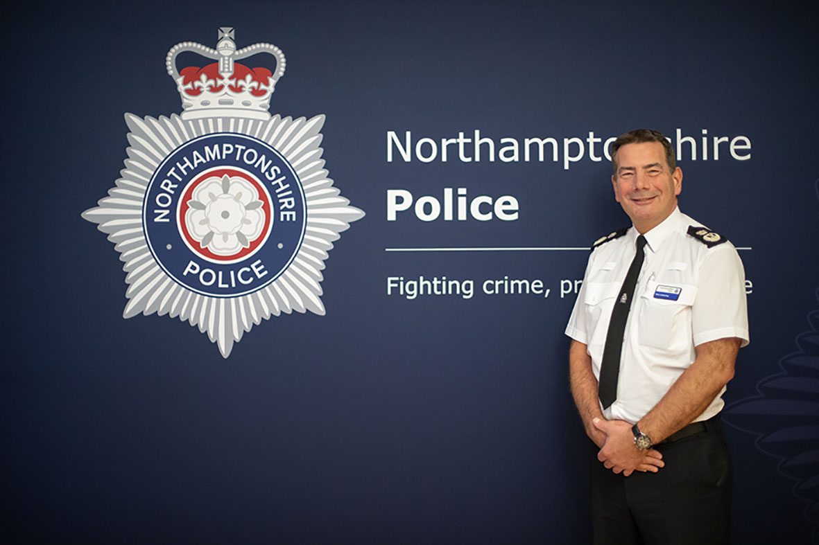 Chief Constable for Northamptonshire Police, Nick Adderly