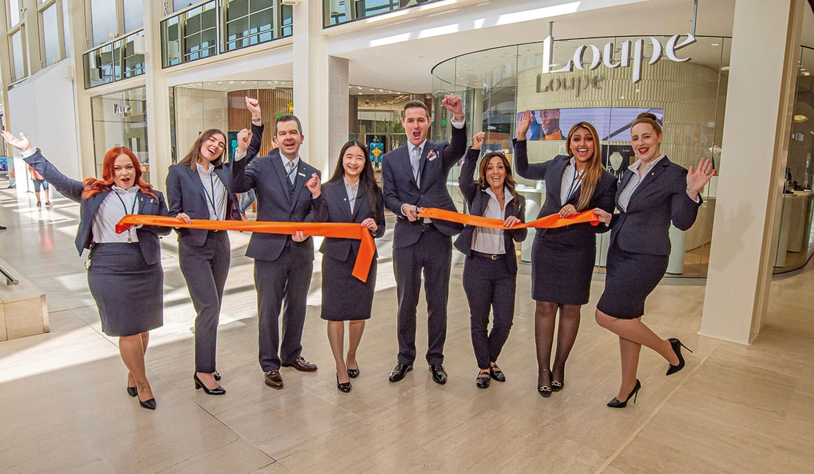 Team outside Loupe Milton Keynes