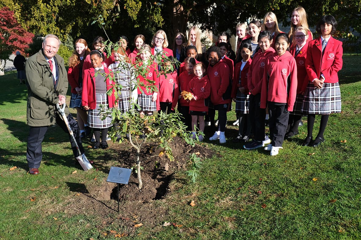 Treet planting at Thornton College