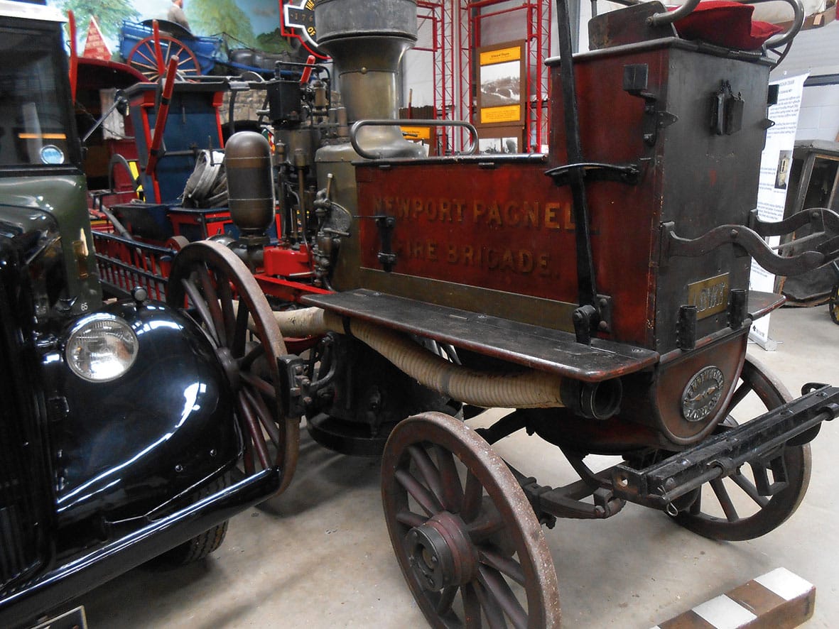 A steam fire engine from Newport Pagnell