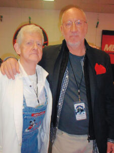 Neville with The Who’s Pete Townshend