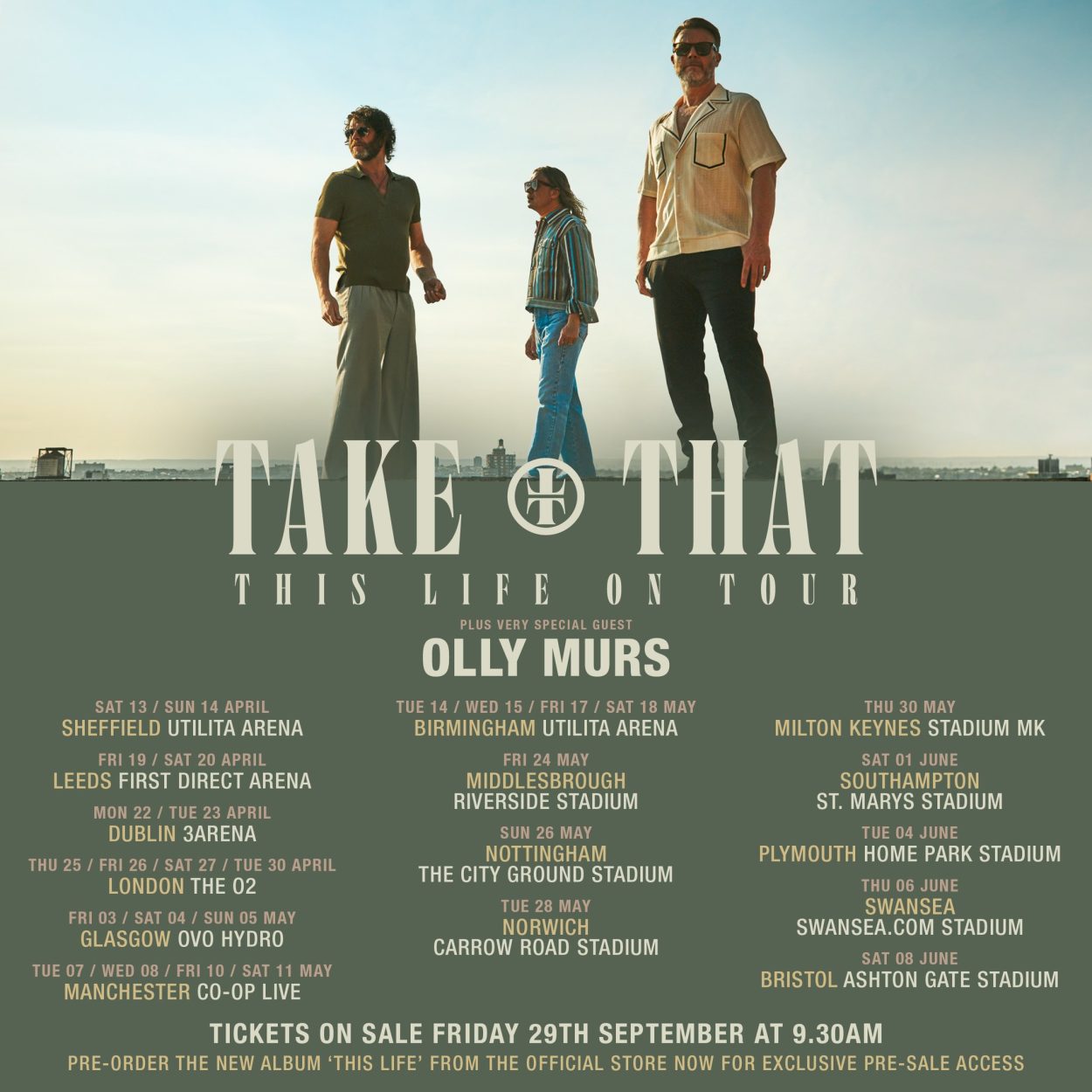Take That Announces 2024 Tour Stop in Milton Keynes MK Pulse