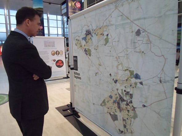 Mark at the MK50 Exhibition in Middleton Hall