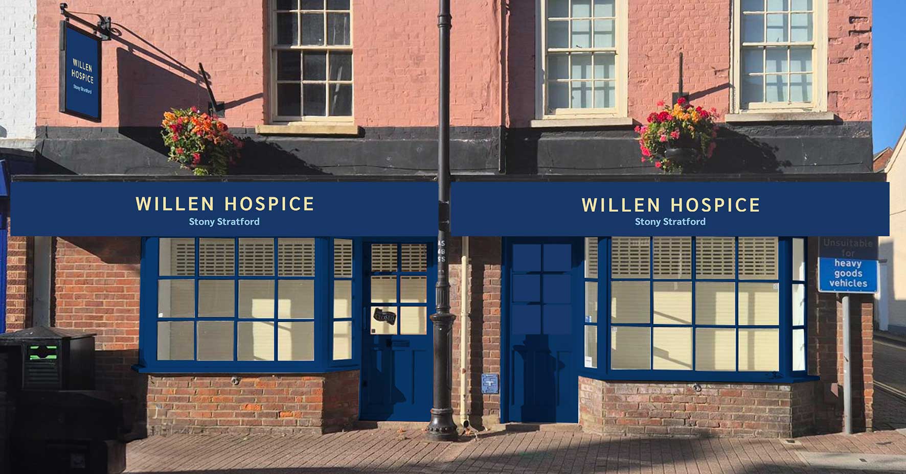 a mockup of the new shop in Stony Stratford