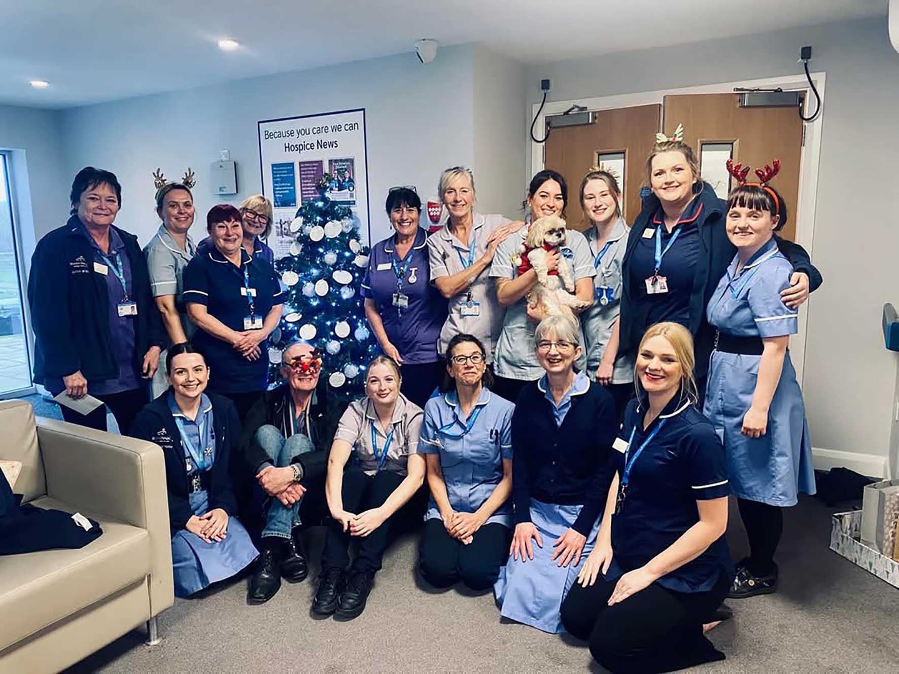 Willen Hospice staff Christmas 2024